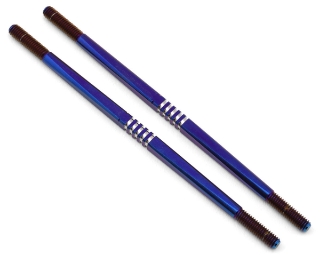 Picture of JConcepts Tekno NT48 2.0 4x106mm Fin Titanium Turnbuckles (Blue) (2)