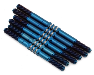 Picture of JConcepts XRAY XB4 2024 Fin Titanium Turnbuckle Set (Blue) (6)
