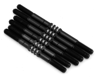 Picture of JConcepts XRAY XB4 2024 Fin Titanium Turnbuckle Set (Black) (6)