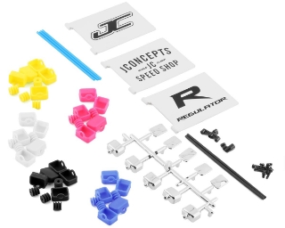 Picture of JConcepts Monster Truck Light Bucket, Flags & Flag Mount Set