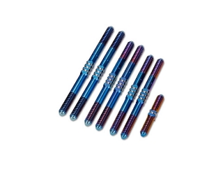 Picture of JConcepts Schumacher Cat L1R Fin Turnbuckle Kit (Blue)