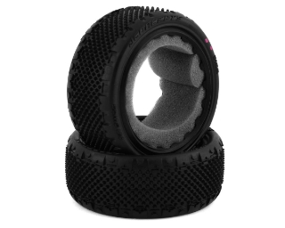 Picture of JConcepts Pin Swag 2.2" 4WD Buggy Front Carpet Tires (2) (Pink)