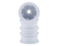 Picture of JConcepts Krimson Dually 2.6" Dual Truck Wheels w/Adaptors & Covers (White) (2)