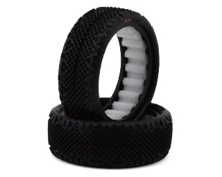 Picture of JConcepts Pin Swag LP Wide 2.2" 2WD Front Buggy Carpet Tires (2) (Pink)