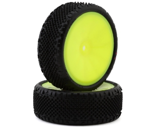 Picture of JConcepts Pin Swag LP Wide 2.2" Pre-Mounted 2WD Front Buggy Carpet Tires (Pink)