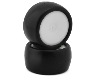 Picture of JConcepts Smoothie 3 2.2" Pre-Mounted Rear Buggy Tires (White) (2) (Green)