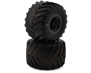 Picture of JConcepts Losi Mini LMT Renegades Pre-Mounted Monster Truck Tires (2) (Blue)