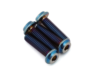 Picture of JConcepts 3x12mm "Top Hat" Titanium Screws (Blue) (4)