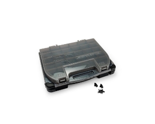 Picture of JConcepts Tool Box w/Upper Storage (Black/Smoke Grey) (14.5"x11"x2.375")