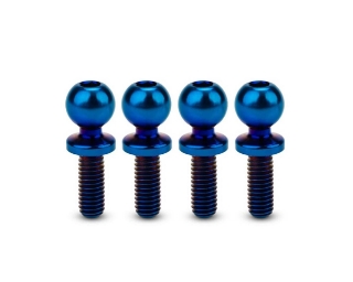 Picture of JConcepts 5.5mm Revolved Titanium Ball Studs (Blue) (4) (8mm)