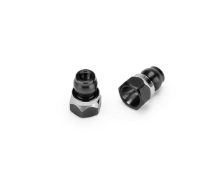 Picture of JConcepts RC10B7/B7D 8mm Fin Titanium Front Shock Stand-Off (Black) (2)