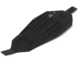 Picture of JConcepts Team Associated RC10B7 Hard Anodized Aluminum Chassis (Black) (-4mm)