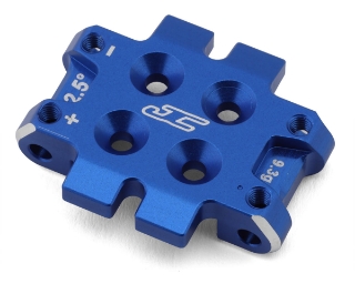 Picture of JConcepts RC10B7 Aluminum Front Bulkhead (Blue) (2.5°)
