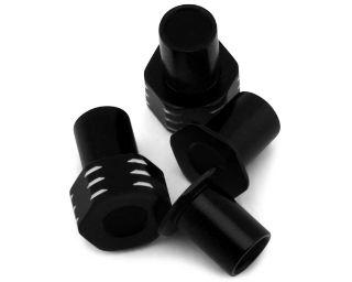 Picture of JConcepts RC10B7 Aluminum Caster Hat Bushings (Black) (4) (0 & 3mm)