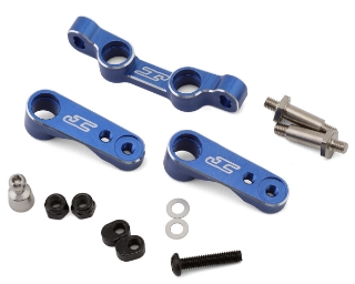 Picture of JConcepts Team Associated RC10B7/RC10B7D Aluminum Steering Bellcrank Kit (Blue)
