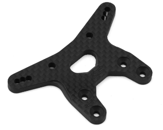Picture of JConcepts RC10B7 Carbon Fiber Front Shock Tower (Black) (-2mm)