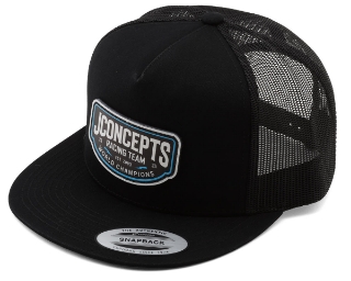 Picture of JConcepts 2025 Snapback Flatbill Hat (Black) (One Size Fits Most)