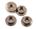 Picture of Kyosho 4x4.5mm Aluminum Flanged Locknut (Gun Metal) (4)