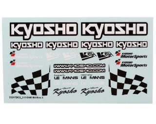 Picture of Kyosho V-ONE R4 Evo.3 Motor Sports Decal Set