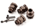 Picture of Kyosho 14mm Extended Wheel Hub Set (Gunmetal) (4)