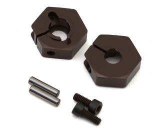 Picture of Kyosho 12mm Clamping Wheel Hex Hub Set (Gunmetal) (2)