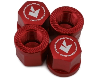 Picture of Kyosho 17mm Serrated Wheel Nut (Red) (4)