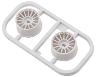 Picture of Kyosho Mini-Z AWD Multi Spokes Wide Wheels (White) (2) (0mm Offset)