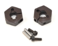 Picture of Kyosho Wide Clamping Wheel Hub Set (Gunmetal) (2)