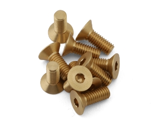 Picture of Yokomo Brass Flat Head Screws (10) (3x8mm)