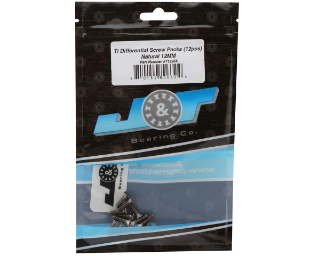 Picture of J&T Bearing Co. 3mm Titanium Differential Flat Head Screws (Natural) (12) (12mm)