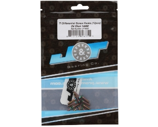 Picture of J&T Bearing Co. 3mm Titanium Differential Flat Head Screws (Oil Slick) (12)