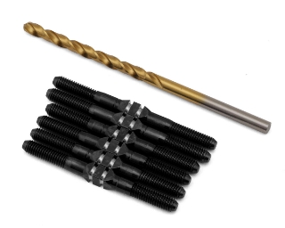 Picture of J&T Bearing Co. Associated B84 Titanium "Milled'' XD Turnbuckles (Black)