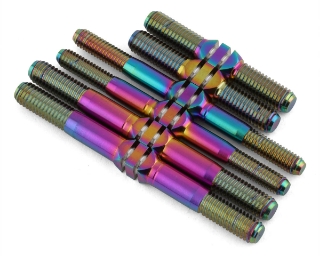 Picture of J&T Bearing Co. HB D8 Worlds Spec Titanium "Milled'' Turnbuckle Kit (Oil Slick)
