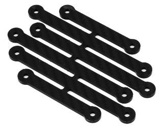 Picture of J&T Bearing Co. Kydex Carbon Fiber 1/10 Sprint Car Wing Braces Set
