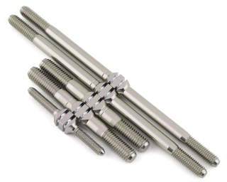 Picture of J&T Bearing Co. Mugen MBX8T/MBX8TR Titanium "Milled" Turnbuckle Kit (Natural)