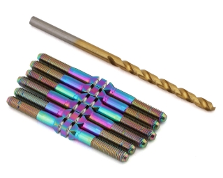 Picture of J&T Bearing Co. Mugen MSB1 Titanium "Milled'' XD Turnbuckles (Oil Slick)