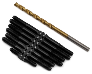 Picture of J&T Bearing Co. Schumacher L1R Titanium "Milled'' XD Turnbuckles Set (Black)