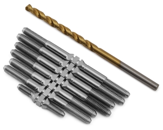 Picture of J&T Bearing Co. Schumacher L1R Titanium "Milled'' XD Turnbuckles Set (Natural)