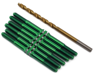 Picture of J&T Bearing Co. Schumacher LD3 Mod Spec Titanium "Milled'' XD Turnbuckles Set