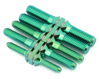 Picture of J&T Bearing Co. Sworkz S35-4 Titanium "Milled" Turnbuckles (Green)