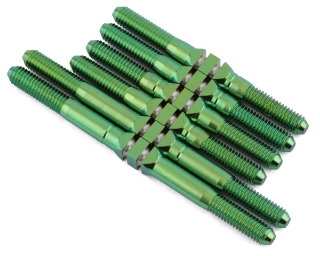 Picture of J&T Bearing Co. Tekno EB410.2 Titanium "Milled'' XD Turnbuckle Kit (Green) (6)