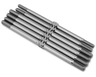 Picture of J&T Bearing Co. Tekno ET48 2.2 Titanium "Milled'' Turnbuckles (Natural)