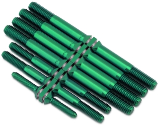 Picture of J&T Bearing Co. Tekno NB48/EB48 2.2 Titanium "Milled'' Turnbuckles (Green) (7)