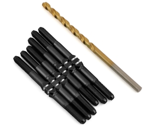 Picture of J&T Bearing Co. TLR 22 5.0 Titanium "Milled" XD Turnbuckle Kit (Black)