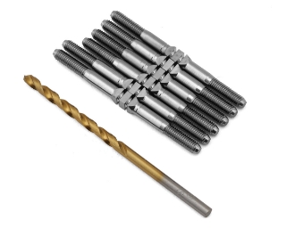 Picture of J&T Bearing Co. TLR 22X Titanium "Milled'' XD Turnbuckles (Natural)