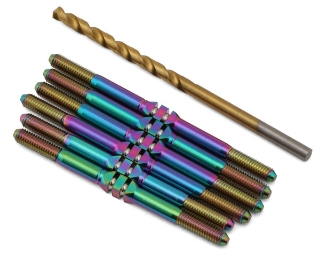 Picture of J&T Bearing Co. XRAY XB2 '23 Titanium "Milled'' XD Turnbuckles (Oil Slick)