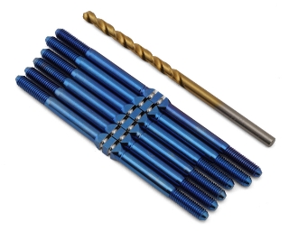Picture of J&T Bearing Co. XRAY XT2 Titanium "Milled'' XD Turnbuckles (Blue)