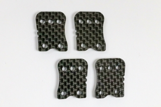 Picture of Flash Point Graphite Rear Camber Link Plates 2 Dot (4pcs): X8R/X8TR