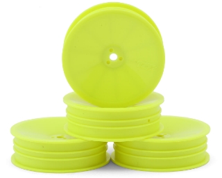 Picture of TZO Tires 2WD 2.2" Front Carpet Slim Wheels (Yellow) (4)