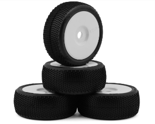 Picture of TZO Tires 200 1/8 Buggy Non-Glued Tire Set (White) (4) (Super Soft)